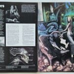 Art work from H. R. Giger's Book Necronomicon