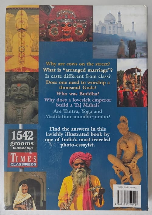 Back Cover of the book Holy Cow