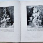 Black & White Images of ancient stone Buddha statues - History of Civilization in Java
