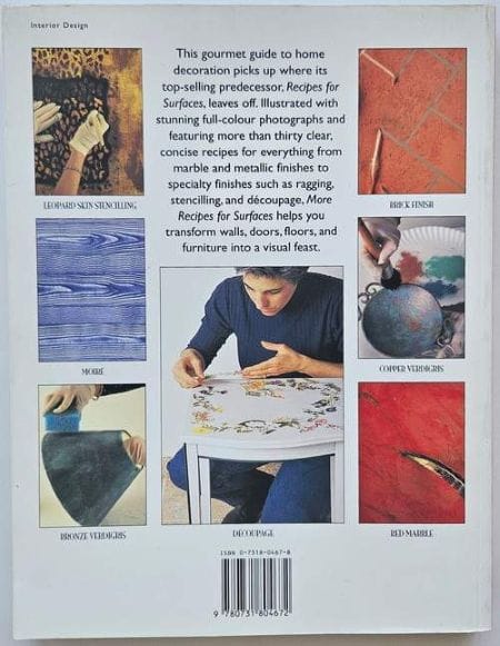 Back Cover -More Recipes for Surfaces