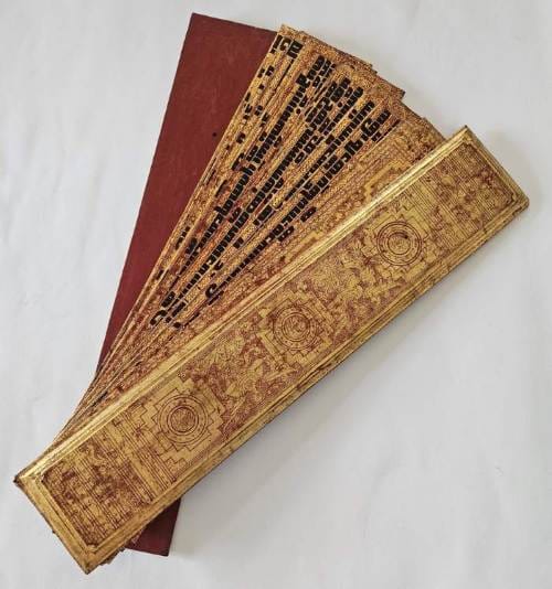 19 Century Burmese Gilded Kammavaca