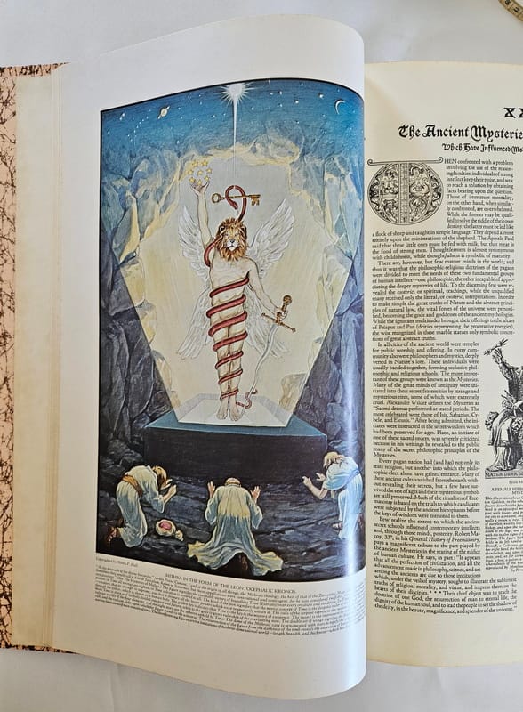 Colour images Masonic Book