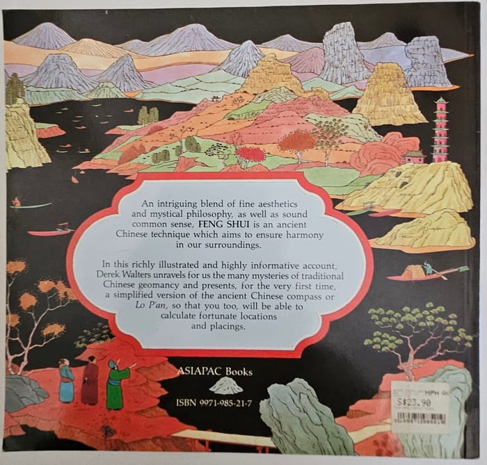 Back Cover Philosophy of Feng Shui for home and Garden