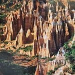 Mountainous Aerial views China