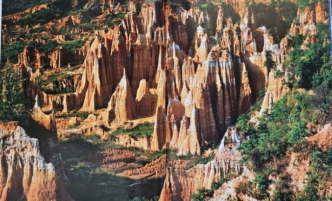 Mountainous Aerial views China