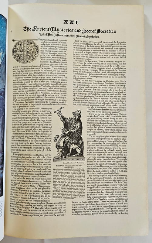 Pages from Masonic - Rosicrucian Book