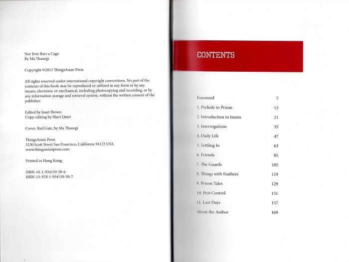 Index Nor Iron Bars a Cage