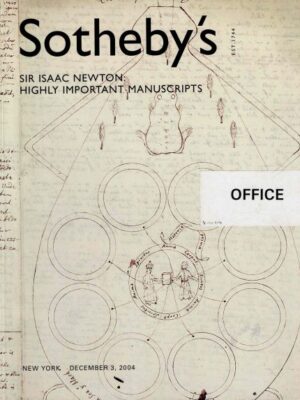 Sotheby's Sir Isaac Newton - Important Manuscripts